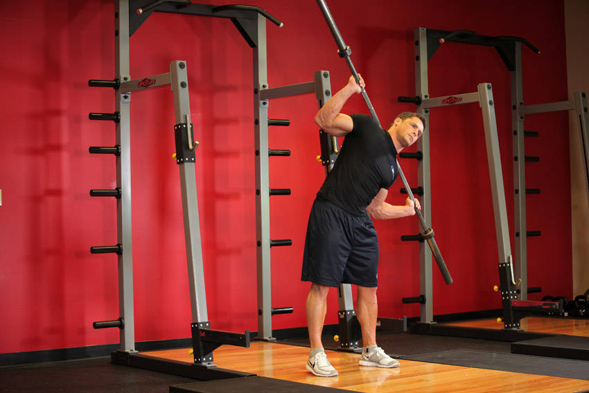 Barbell Side Bend