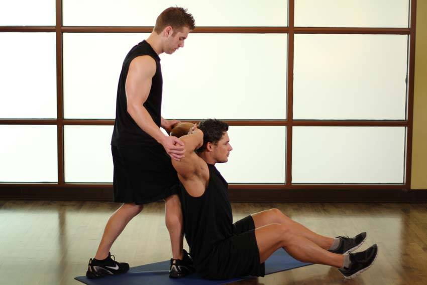 Behind Head Chest Stretch