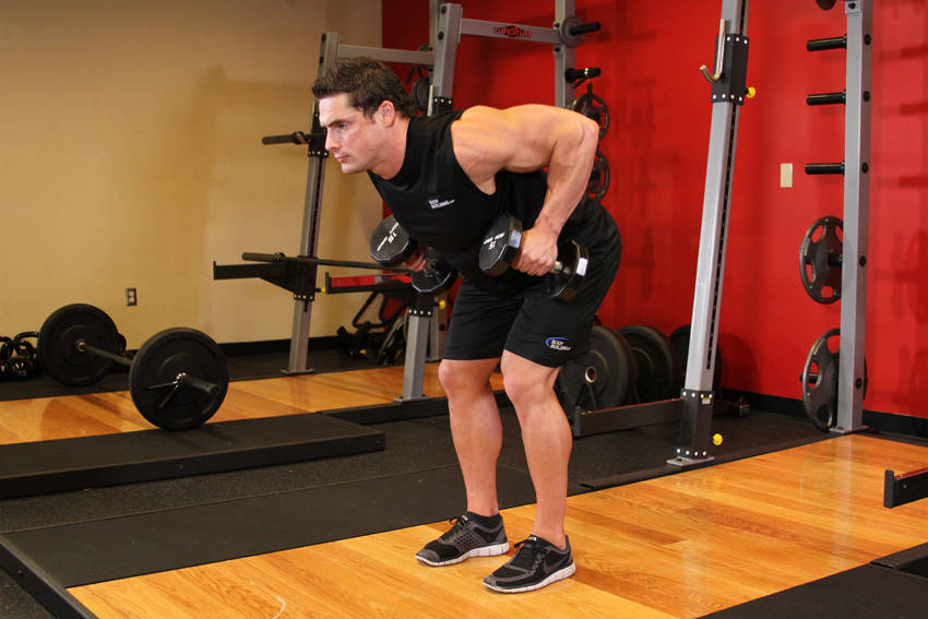 Bent Over Two-Dumbbell Row