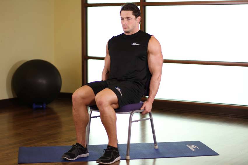 Chair Leg Extended Stretch