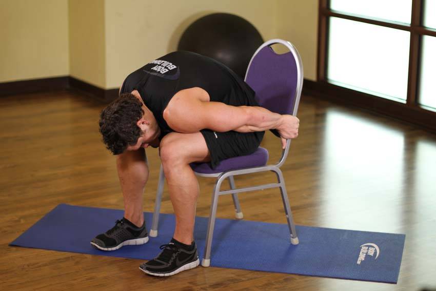 Chair Upper Body Stretch