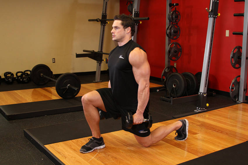Dumbbell Lunges