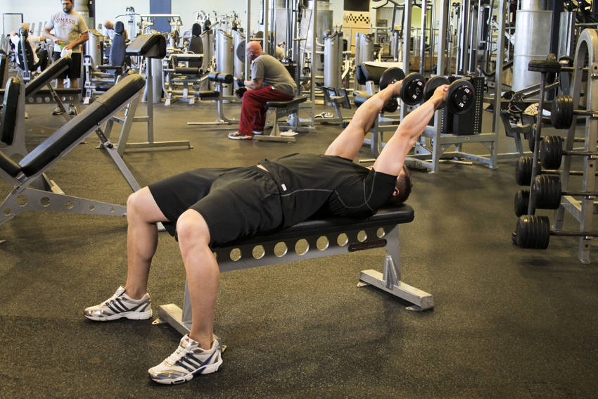 Dumbbell Tricep Extension -Pronated Grip