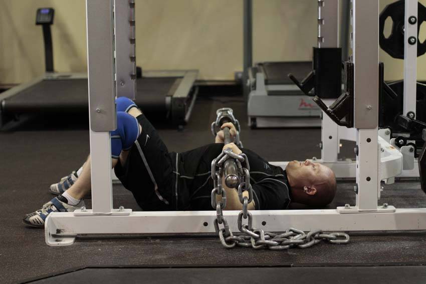 Floor Press with Chains