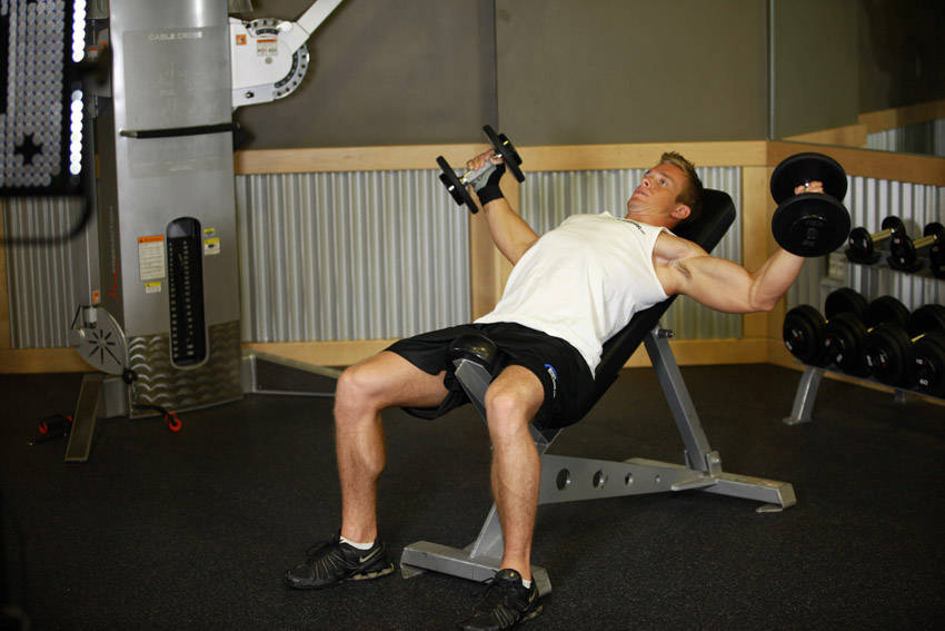 Incline Dumbbell Flyes - With A Twist