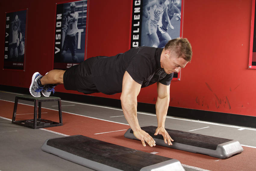 Incline Push-Up Depth Jump