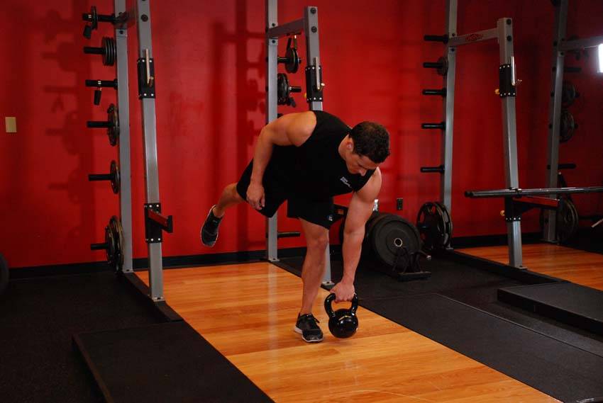 Kettlebell One-Legged Deadlift
