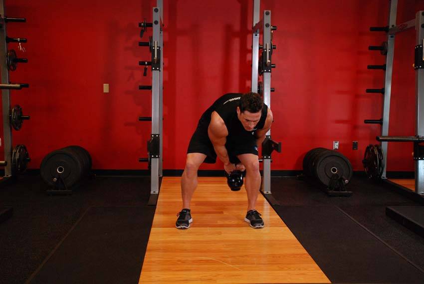 Kettlebell Pass Between The Legs