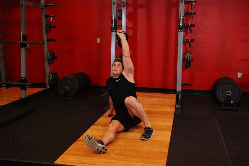 Kettlebell Turkish Get-Up (Squat style)