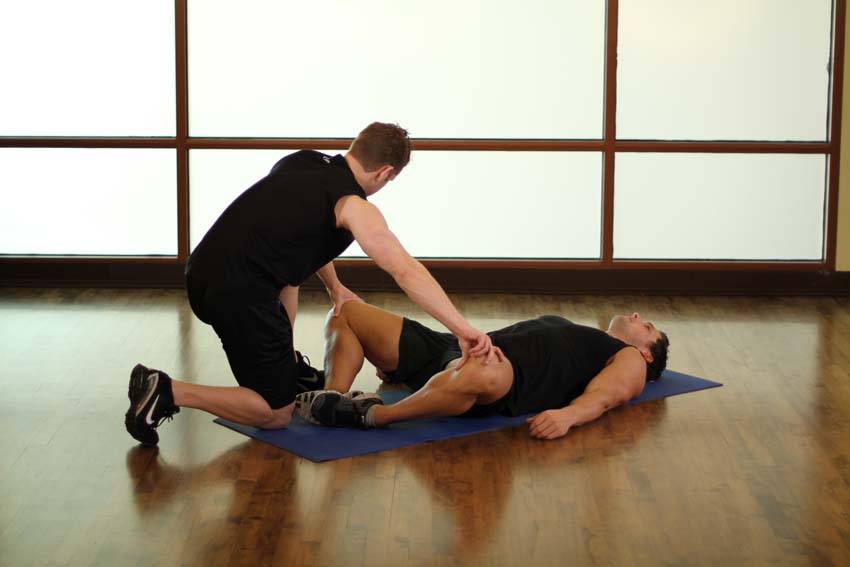 Lying Bent Leg Groin
