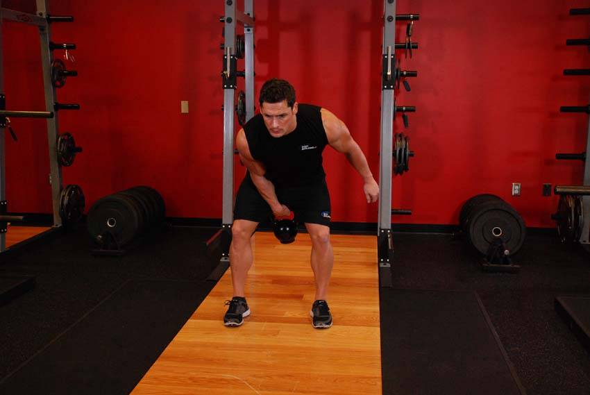 One-Arm Kettlebell Clean