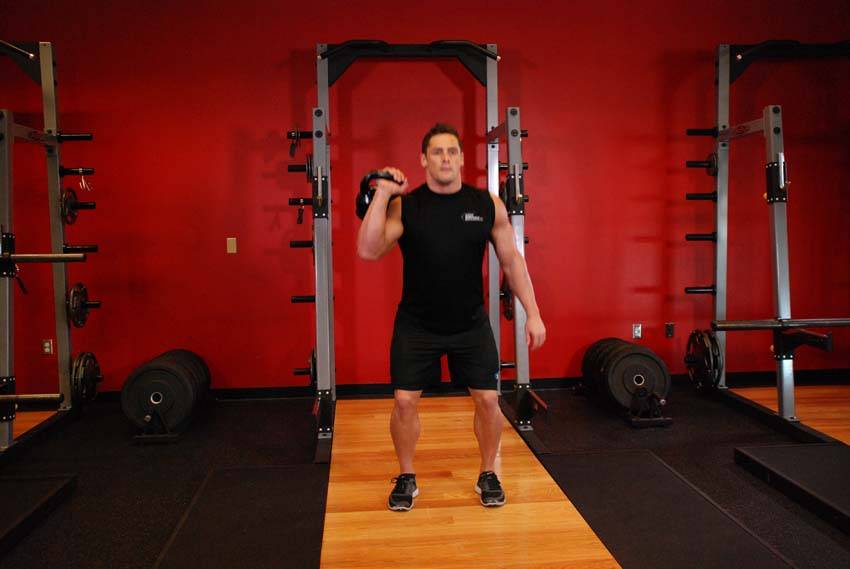 One-Arm Kettlebell Split Jerk