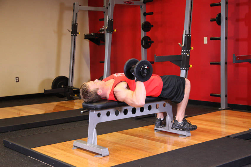 One Arm Dumbbell Bench Press