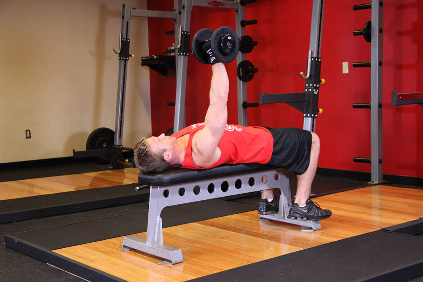 One Arm Dumbbell Bench Press