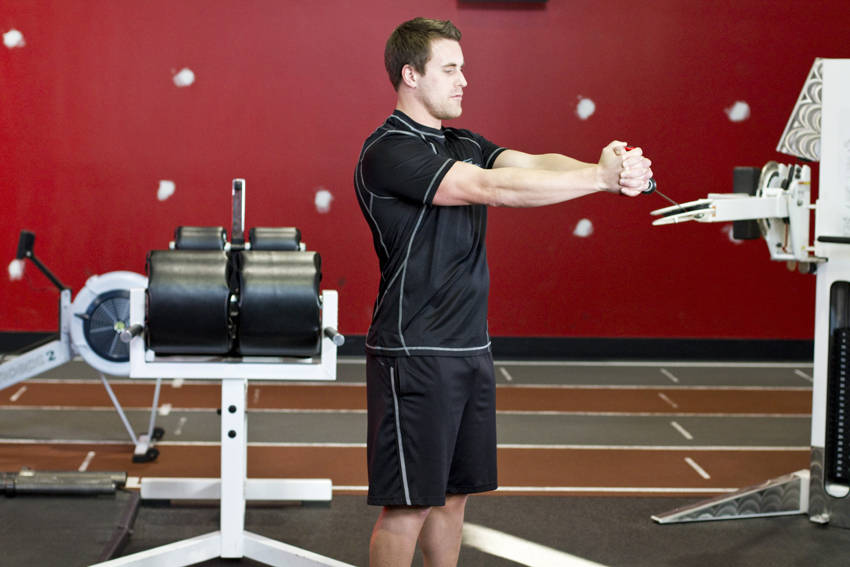 Pallof Press With Rotation