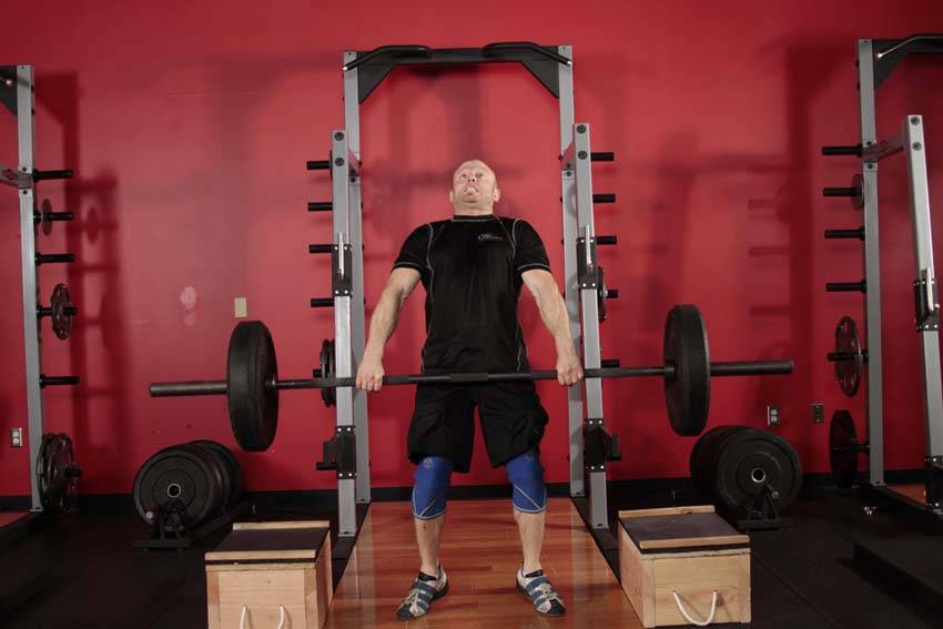 Power Clean from Blocks