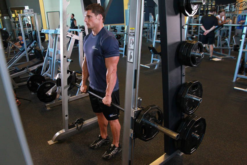 Smith Machine Stiff-Legged Deadlift