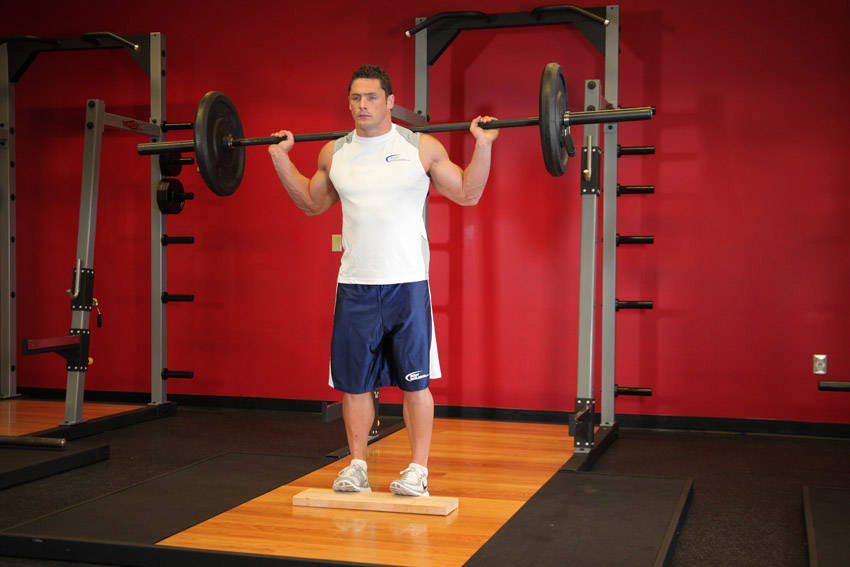 Standing Barbell Calf Raise