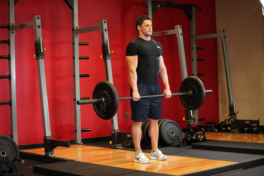 Stiff-Legged Barbell Deadlift