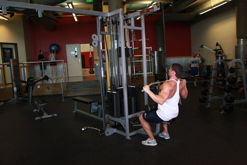 Wide-Grip Lat Pulldown
