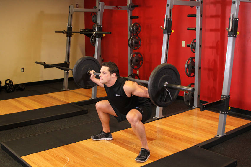 Wide Stance Barbell Squat